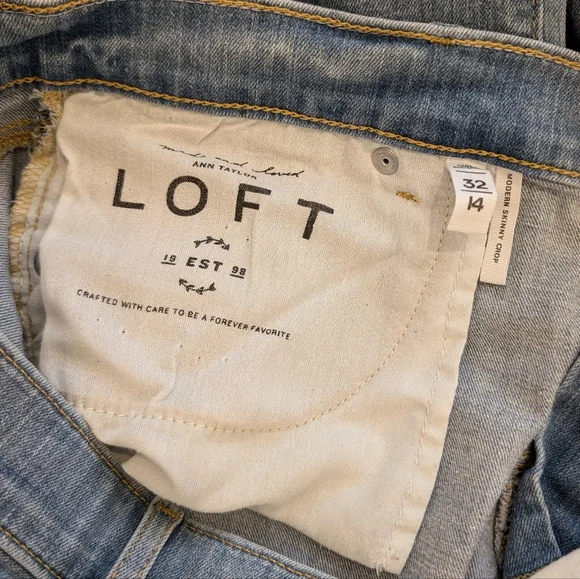Loft Modern Skinny Crop Jeans - Picture 5 of 10